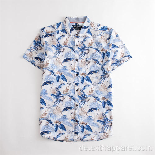 Hawaiian Casual Kurzarm-Sommerhemd für Herren